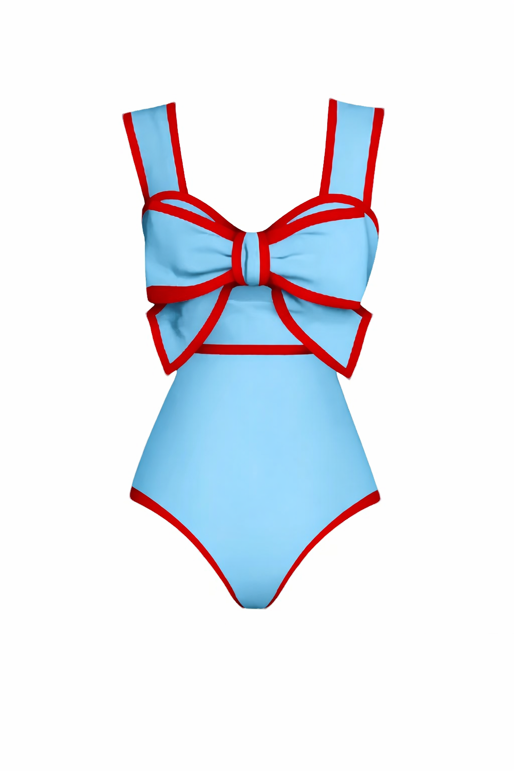 Polka Dot Swim Set – Elegant Beach Outfit