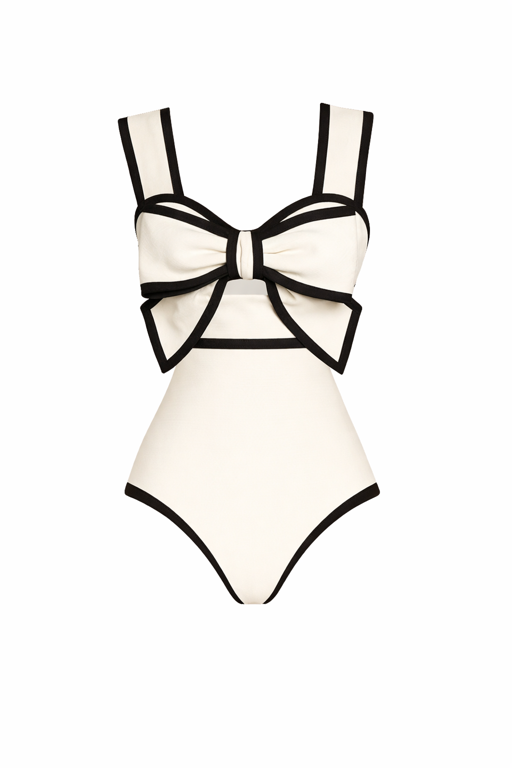 Polka Dot Swim Set – Elegant Beach Outfit