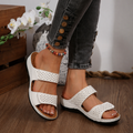 Vintage Style Sandals – Artistic Open-Toe Comfort