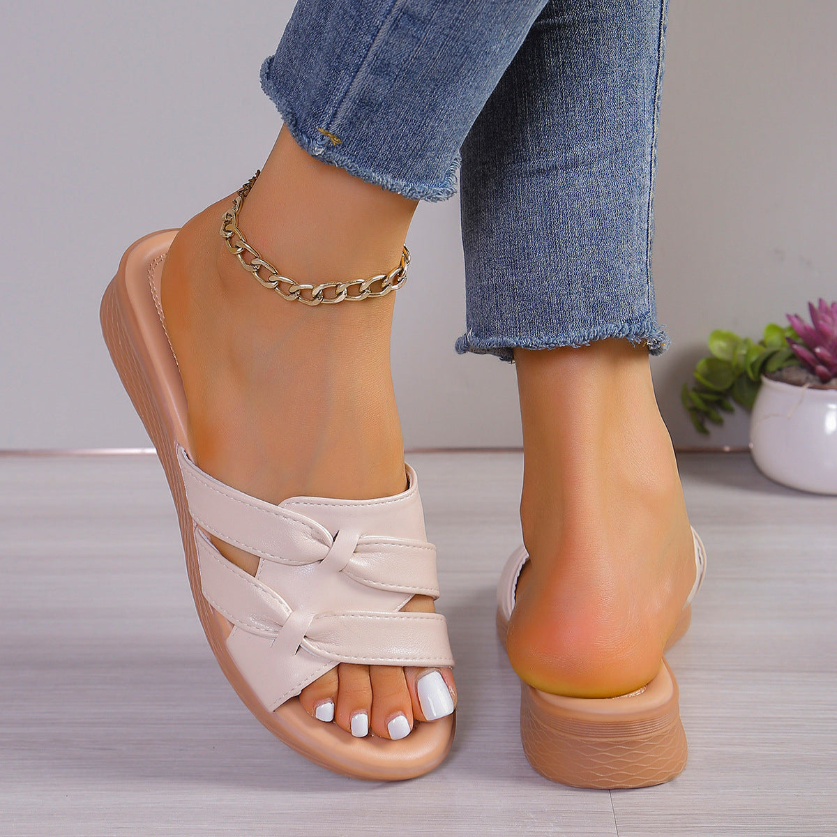 Bow Slippers – Cute Casual Style