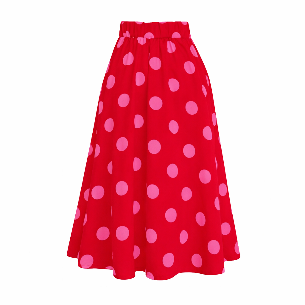Polka Dot Swim Set – Elegant Beach Outfit