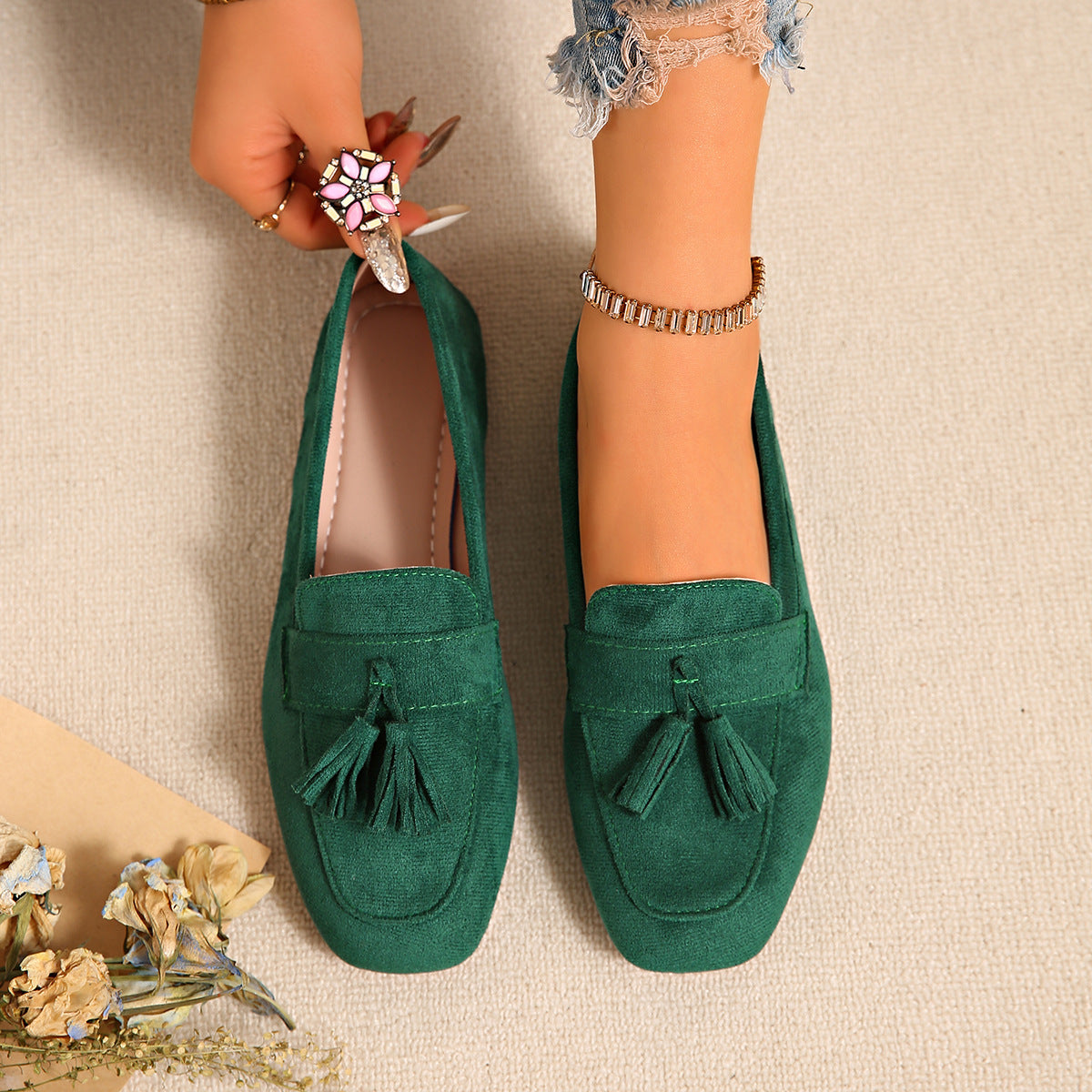 Suede Loafers – Elegant Casual Style