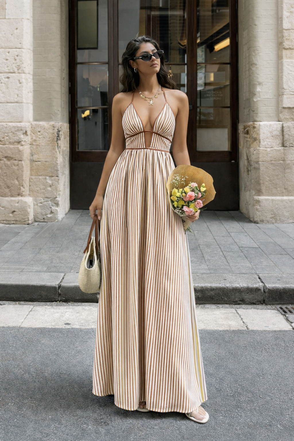 Casual Striped Dress