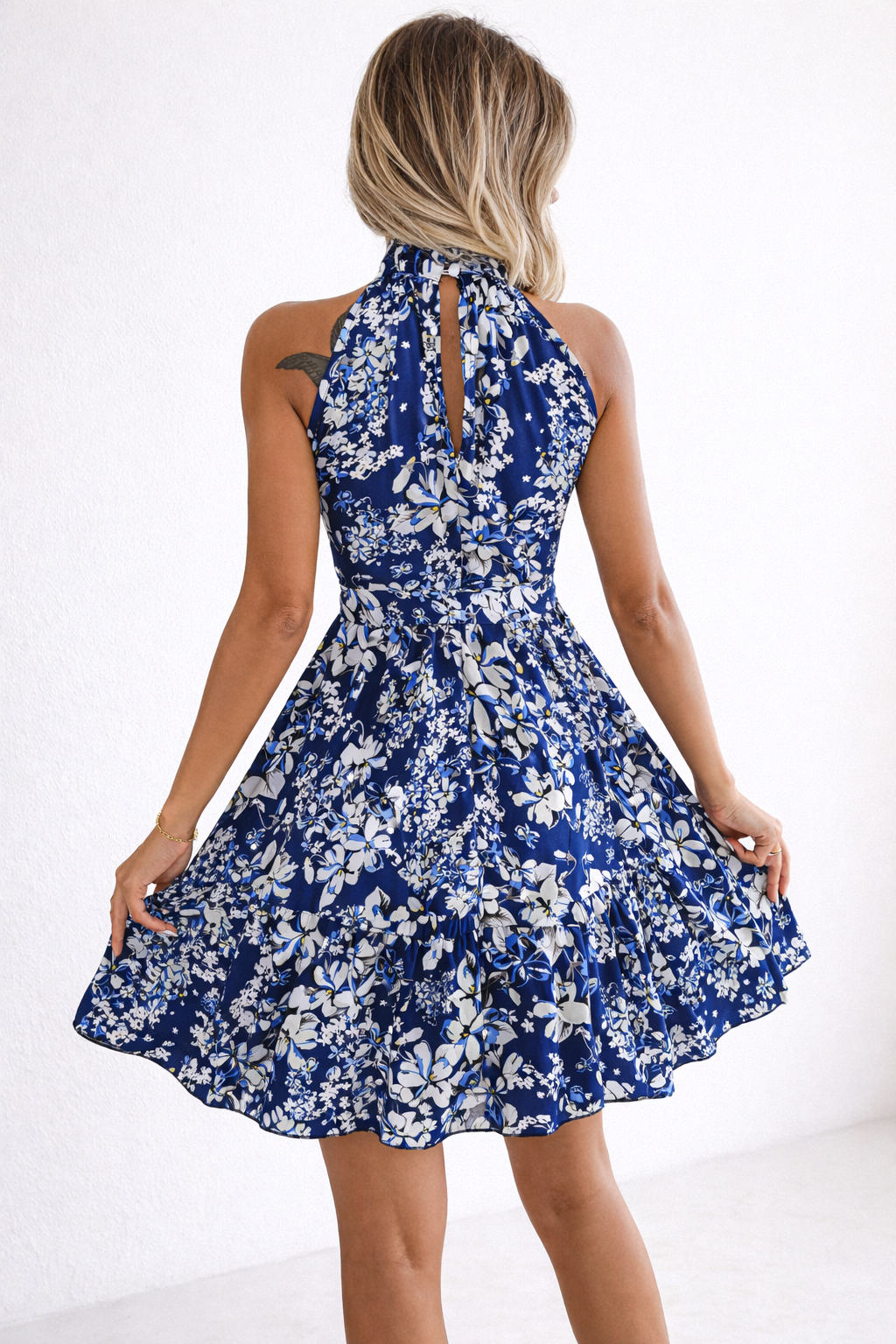Scallop Trim Dress