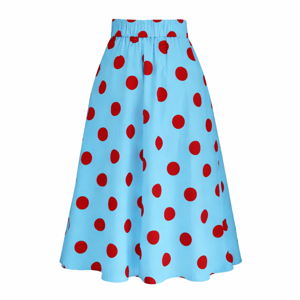 Polka Dot Swim Set – Elegant Beach Outfit