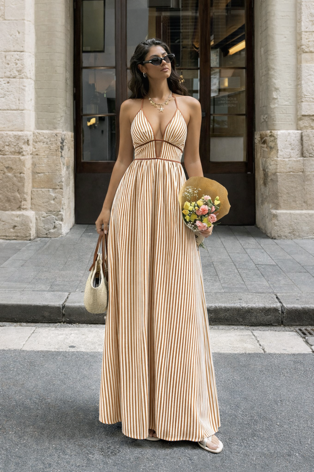 Casual Striped Dress