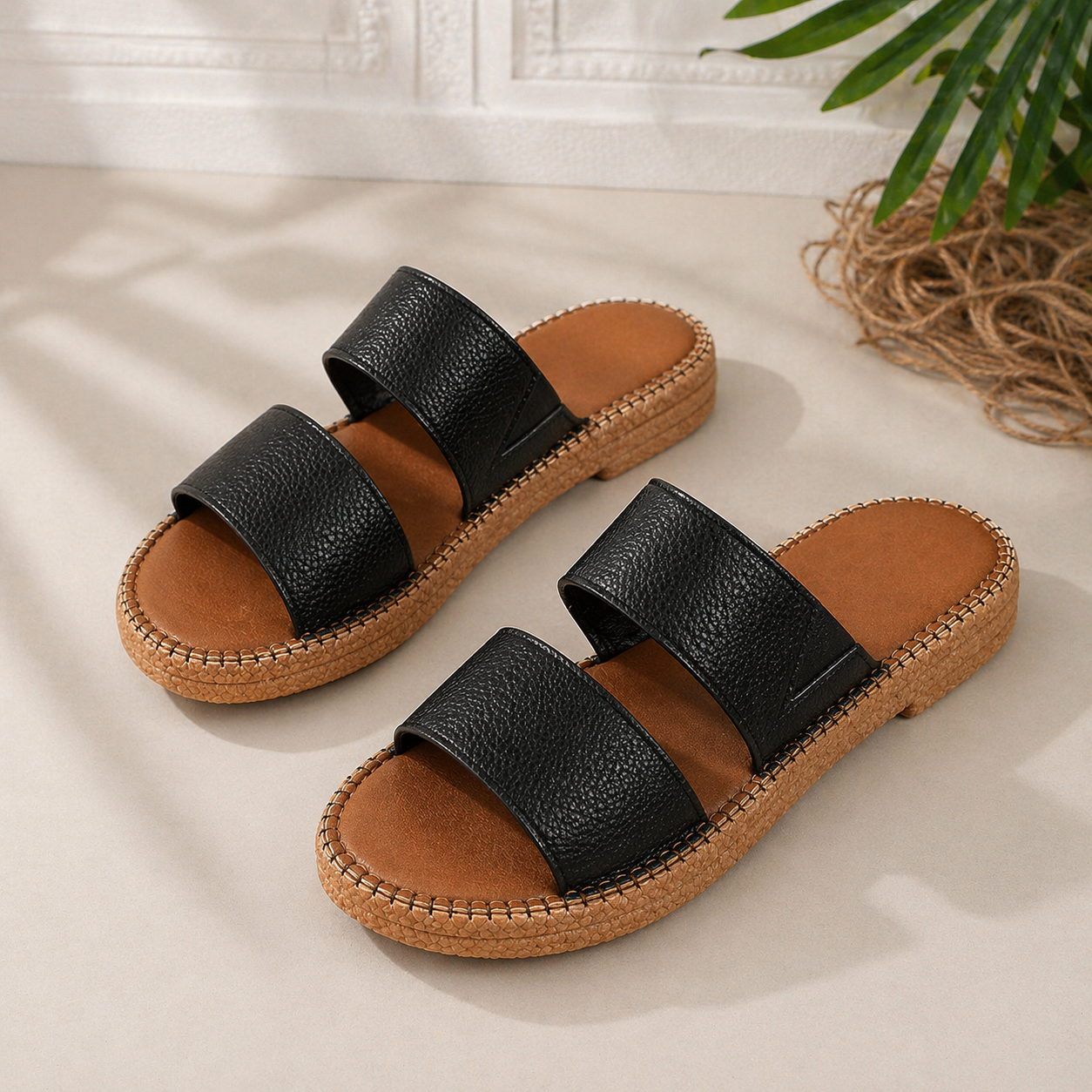 Casual Stitch Sandals – Everyday Comfort Style