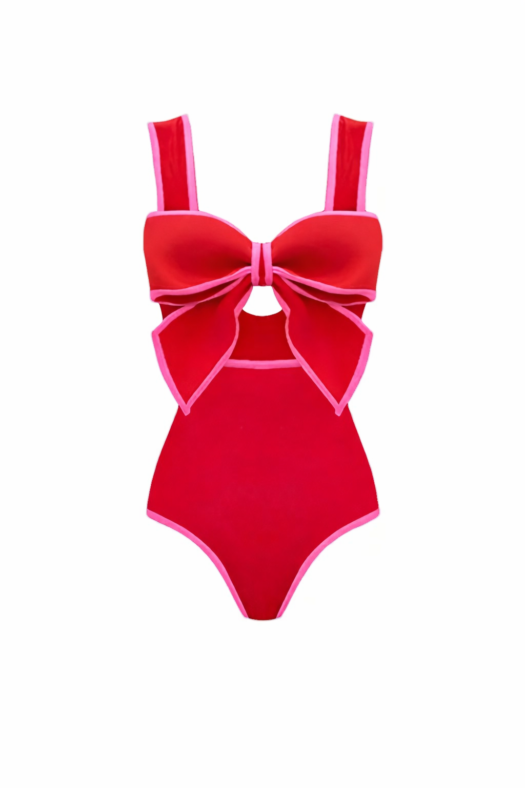 Polka Dot Swim Set – Elegant Beach Outfit